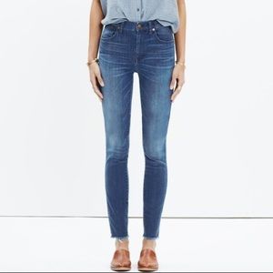 Madewell 10” high riser skinny skinny jeans 30